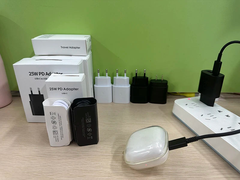 Samsung 25W USB-C Fast Charger Adapter - EU & US Plug Options Tidesmit