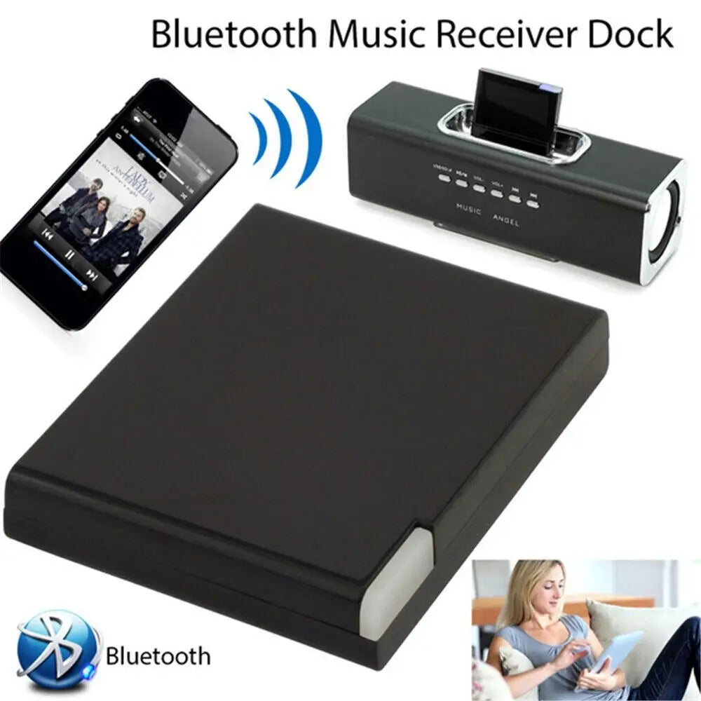 30 Pin Bluetooth Audio Receiver for Older iPod and iPhone Docks Tidesmit