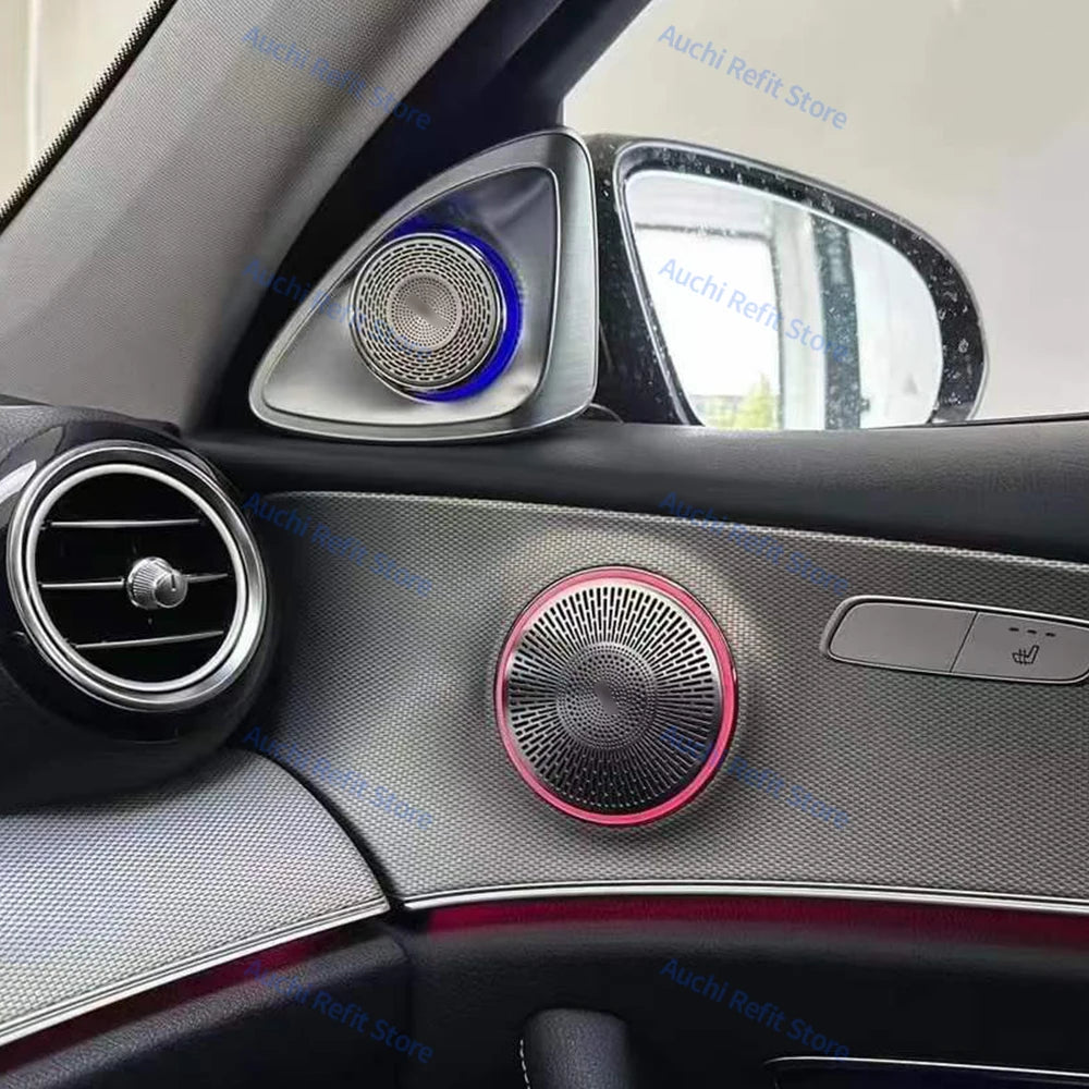 Mercedes Benz LED Speaker Cover Ambient Light - 64 Color Interior Trim Tidesmit
