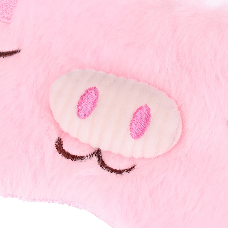 1pc Sleeping Mask Sleeping Blindfold Soft Plush Eye Masks Cute Cat Eye Cover Plush Mask Eyepatch Nap Health Eye Cover