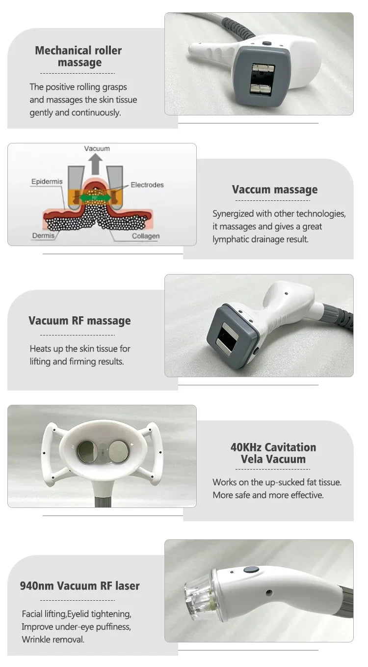 Vacuum Body Shaping Machine for Cellulite Reduction and Skin Lifting Body Shaping Massage Equipment Tidesmit