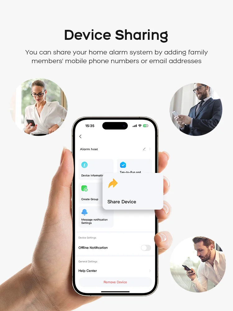 4G Smart Alarm Security System | Tuya App-Controlled Protection Kit Tidesmit