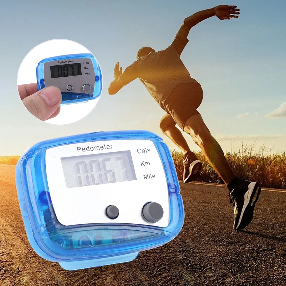 Walking Pedometer Portable Pedometer Multi-Function Accurate Step Tracker Mile Kilometer Calorie Calculation for Outdoor Sports