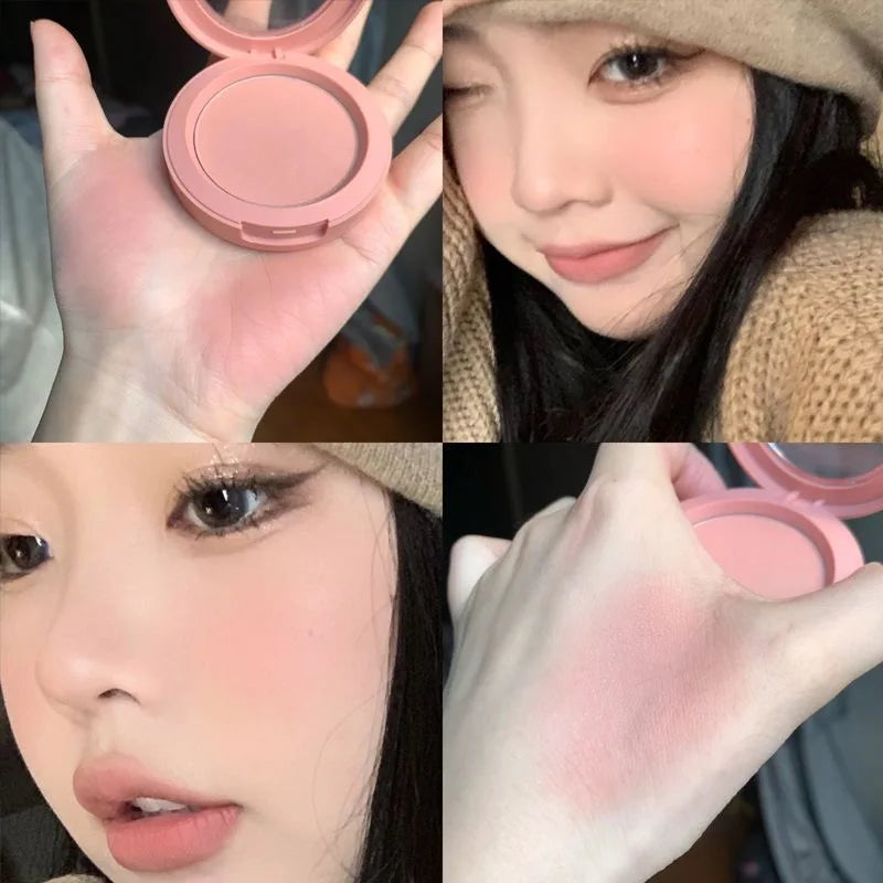 Tidesmit HerorangeHR402 monochromatic matte blush peach orange waterproof long lasting powder face makeup