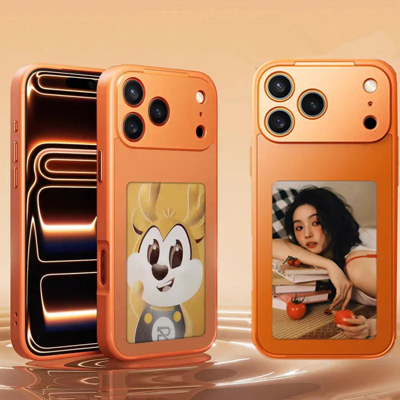 NFC E-Ink Phone Case for iPhone 17 Pro Max with Shock-Absorbing Frame Tidesmit