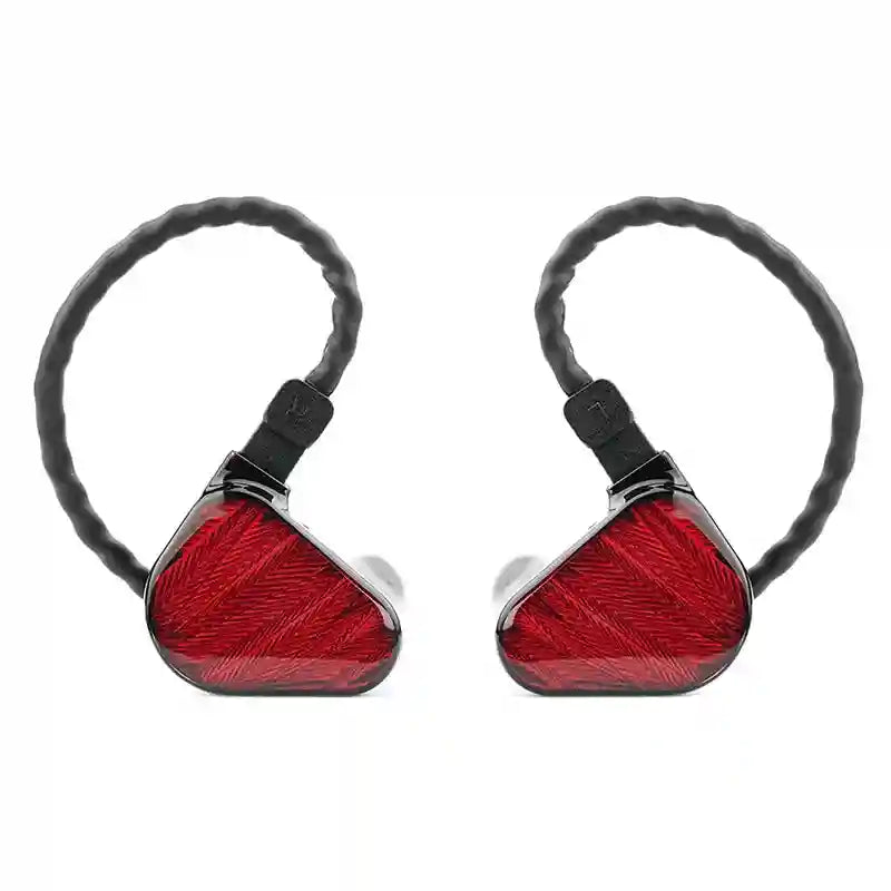 Truthear Crinacle Zero:Red Dual Dynamic Driver In-Ear Monitors - Red RED Tidesmit