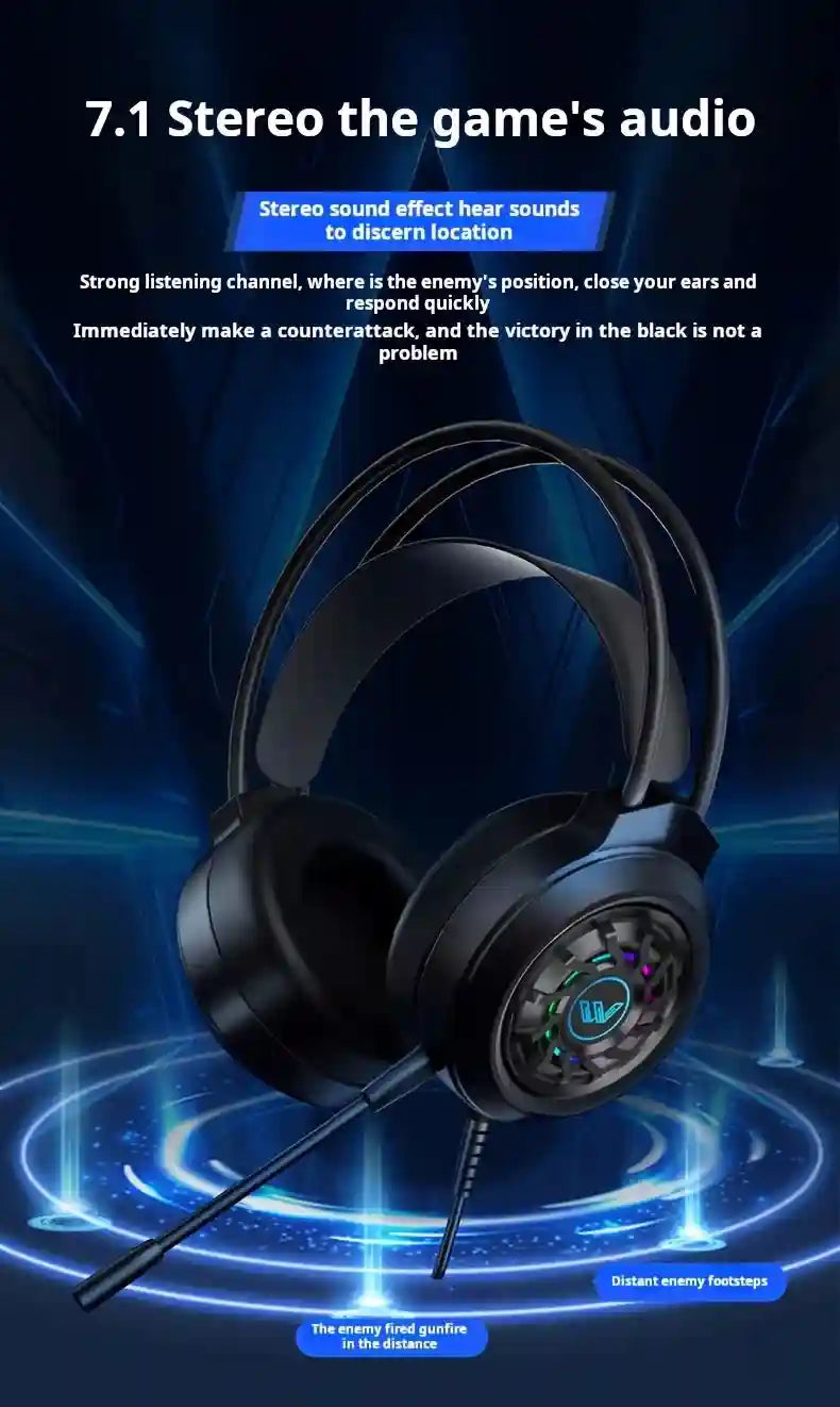 Tidesmit 7.1 Surround Sound Gaming Headset with Noise Cancellation Tidesmit