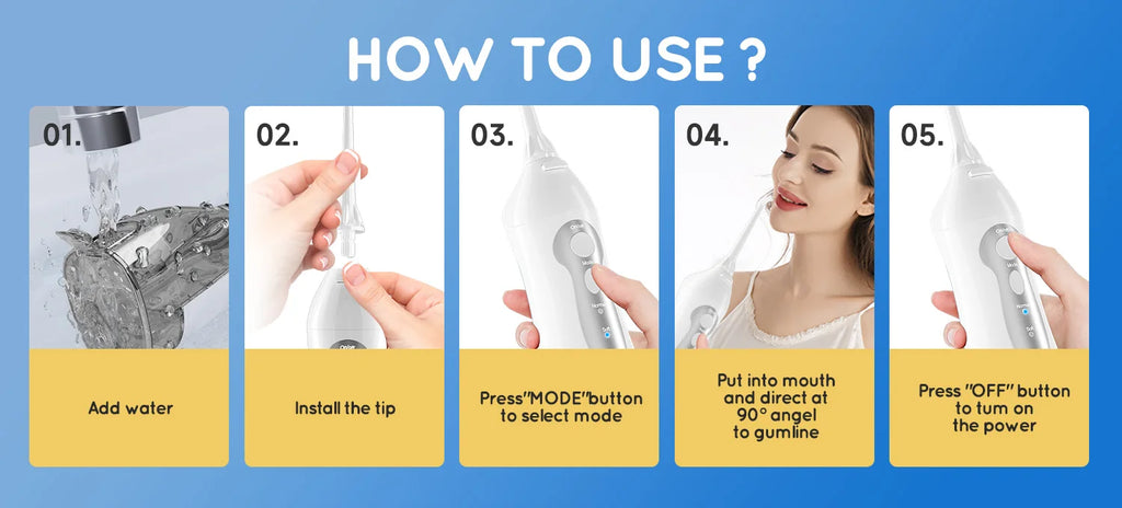 Mornwell Portable Water Flosser with Electric Toothbrush Combo:Gums Care - Brushing & Flossing for Adults, Travel Use, D52 & X3