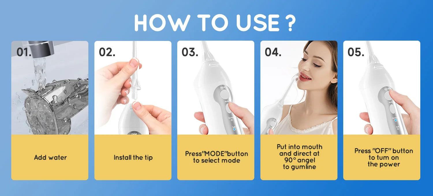 Mornwell Portable Water Flosser with Electric Toothbrush Combo:Gums Care - Brushing & Flossing for Adults, Travel Use, D52 & X3