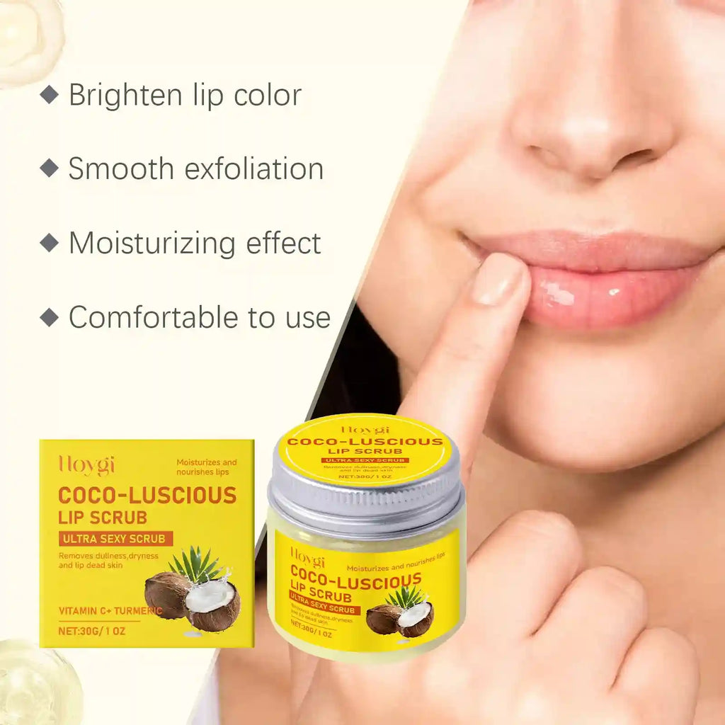 Turmeric Lip Scrub Exfoliator | Natural Moisturizing Lip Care | Tidesmit Lip Care Tidesmit