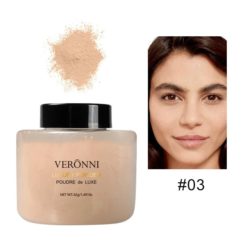Tidesmit Banana Luxury Loose Powder for oil-control and flawless face makeup finish detail view