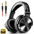 Wired Over-Ear Studio Monitor Headphones with Mic - Tidesmit Pro 10 Pro 10 Black Tidesmit