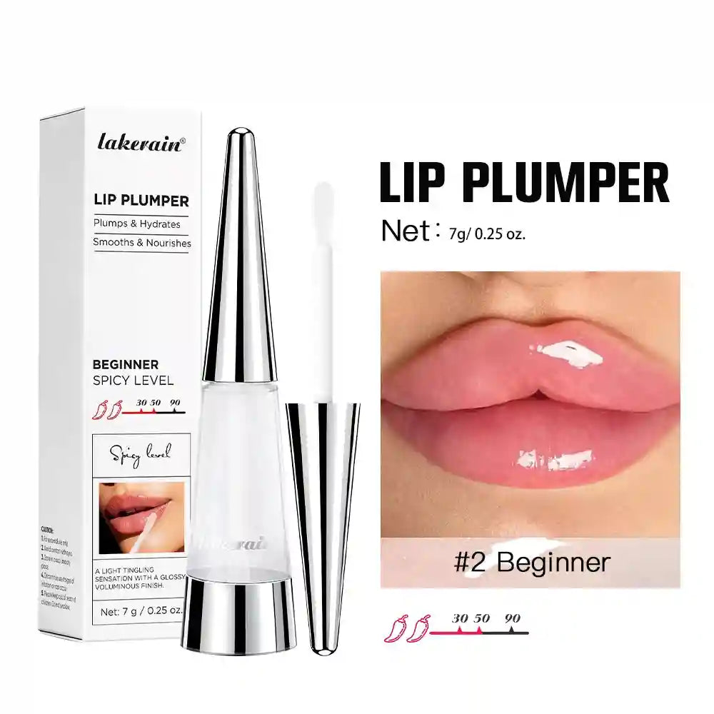 Lip Plumper Gloss – Hydrating Volumizing Oil for Fuller Looking Lips Lip Care 2Beginner Tidesmit