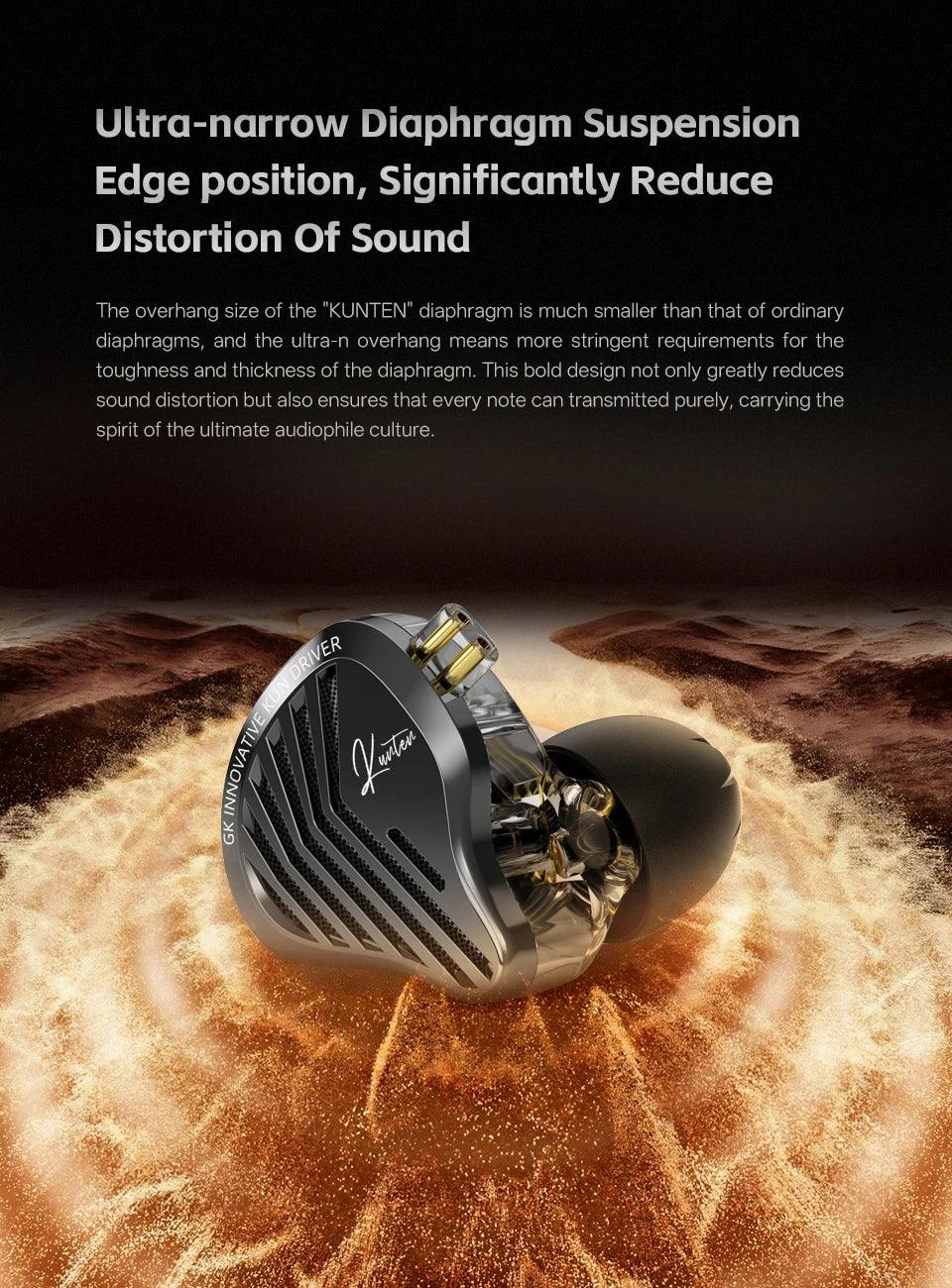 Wired Metal HiFi Bass Earbuds with Mic by Tidesmit - 3.5mm & Type-C Tidesmit