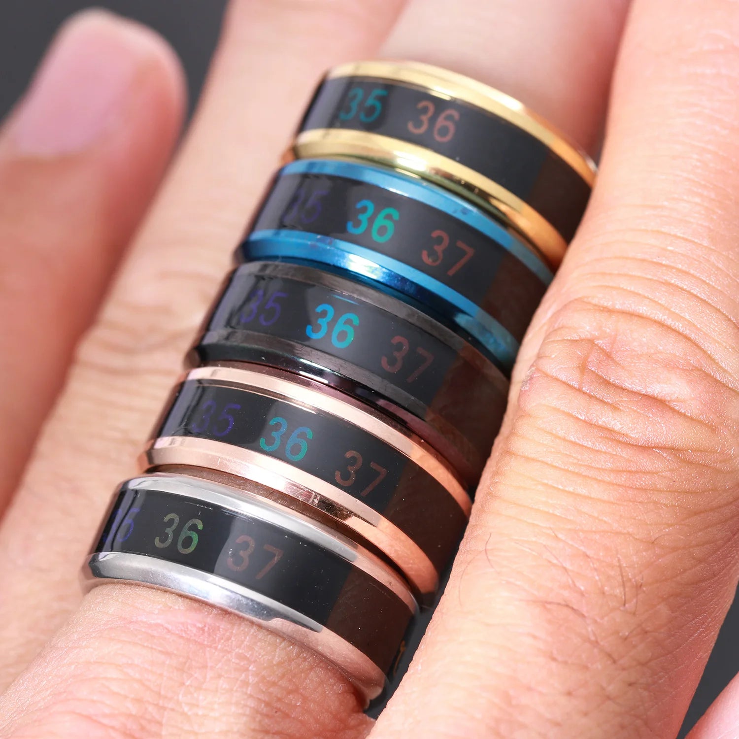 Smart Health Ring | Mood & Emotion Sensing Titanium Band Tidesmit