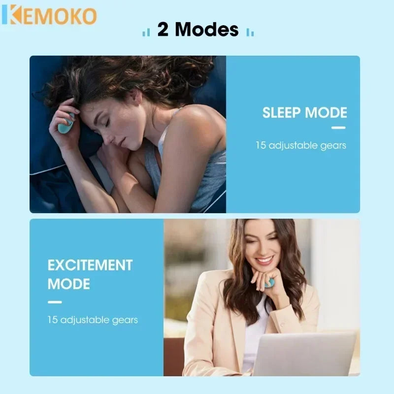Microcurrent Sleep Aid Device | Portable Wellness Tool for Stress Relief Relaxation Treatment Tidesmit