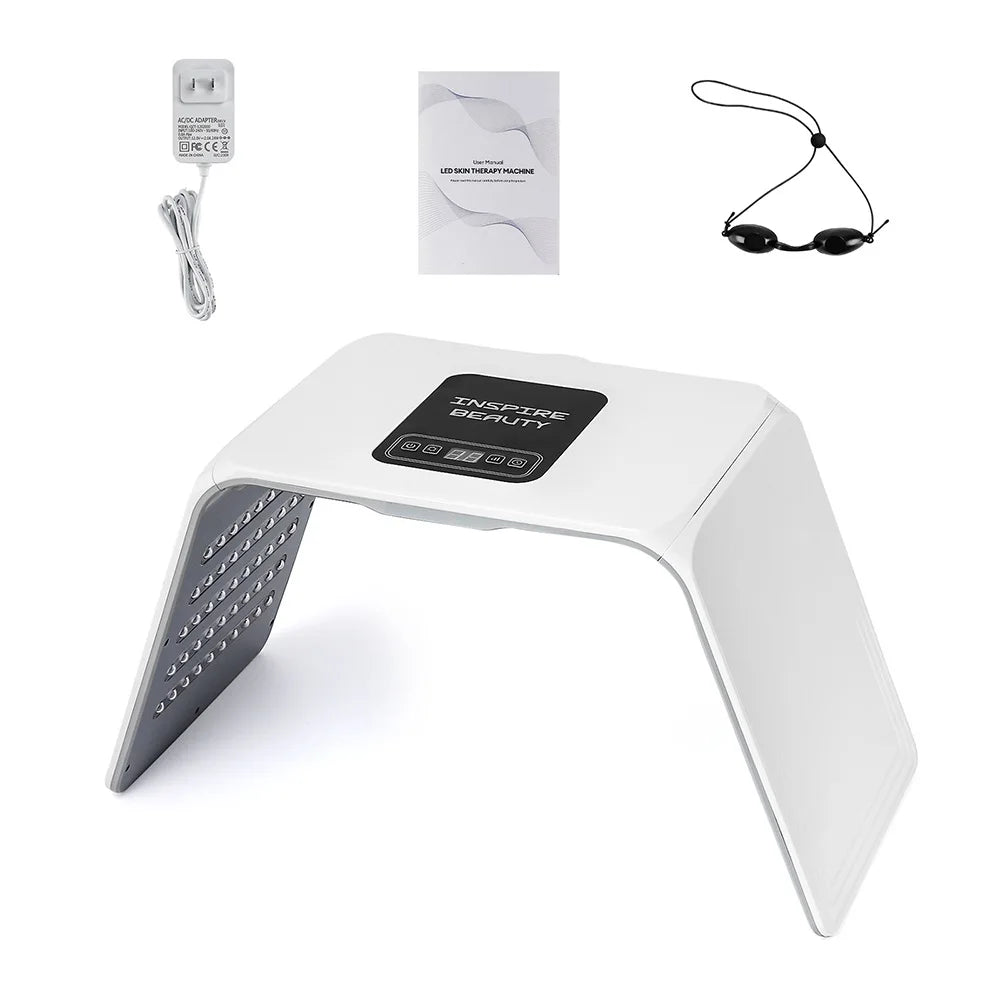 160 LEDs Foldable 7 Colors LED Photon Machine Beauty Salon Home Use LED Facial Body SPA Mask PDT Machine Face LED Mask Skin Care