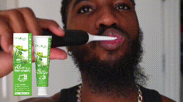 Tidesmit Aloe Vera Mint teeth whitening toothpaste for stain removal and soothing gum relief
