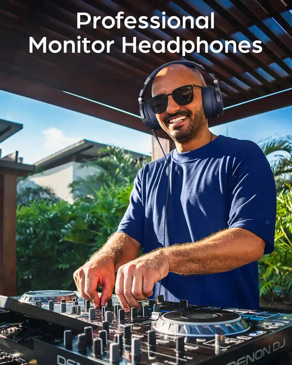 Wired Studio Headphones Over-Ear High-Res Monitor Audio Tidesmit Tidesmit