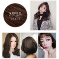 500ml 3 In 1 Hair Color Shampoo Black Hair Dye Covering White Hair Shampoo Black Plant Hair Dye Fast Hair Dye Cream Styling DIY