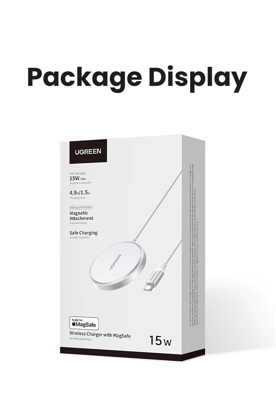 Wireless Charger for iPhone 16: Qi2 Certified MagSafe Compatible Pad Tidesmit