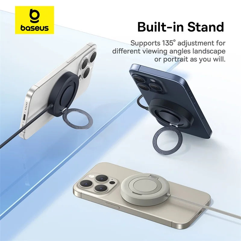 Magnetic Wireless Charger for iPhone 16 15 with Stand | Tidesmit Tidesmit