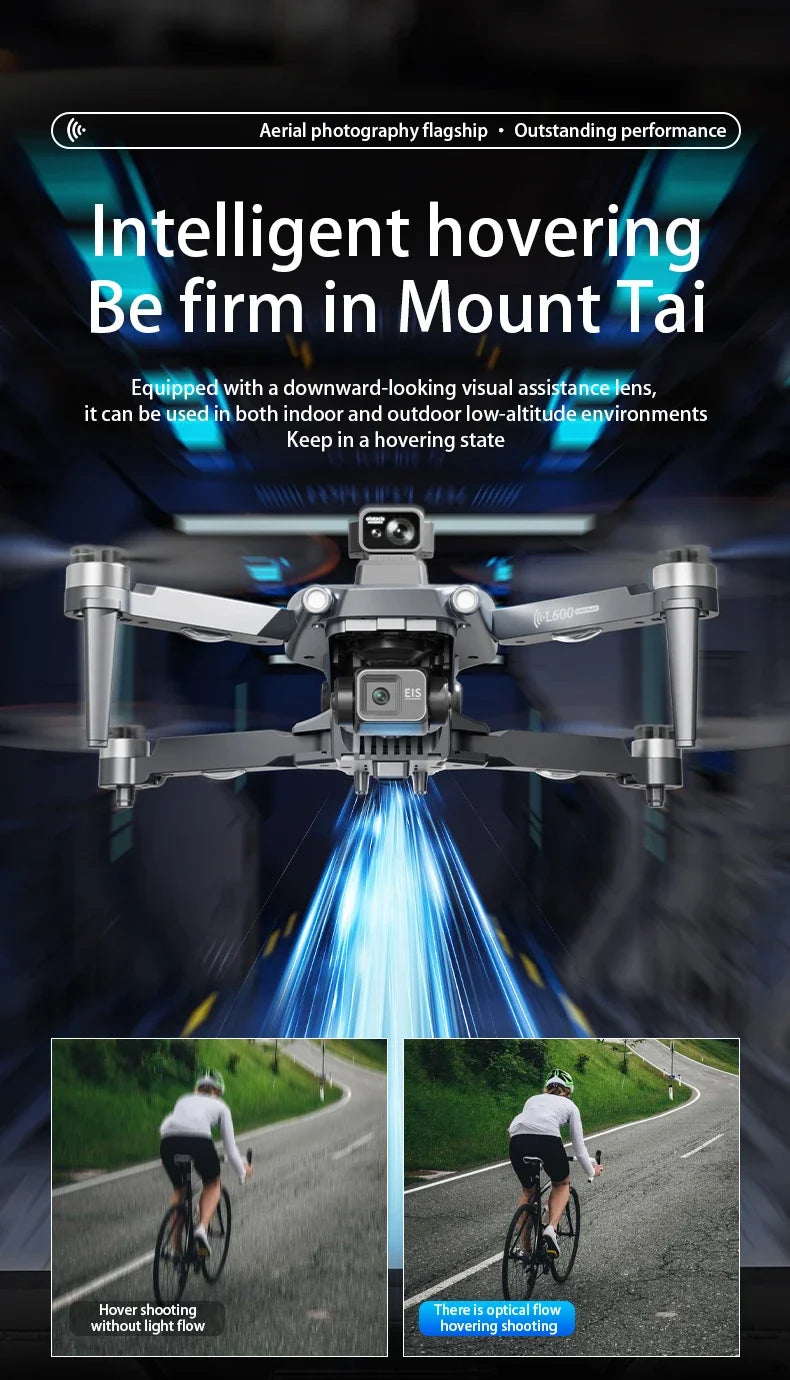 8K FPV Camera Drone with Laser Obstacle Avoidance and 3-Axis Gimbal Tidesmit