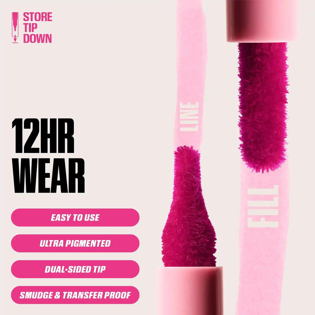 Matte Lip Liner Pencil: Waterproof, Long-Lasting & Nourishing Formula Lip Care Tidesmit