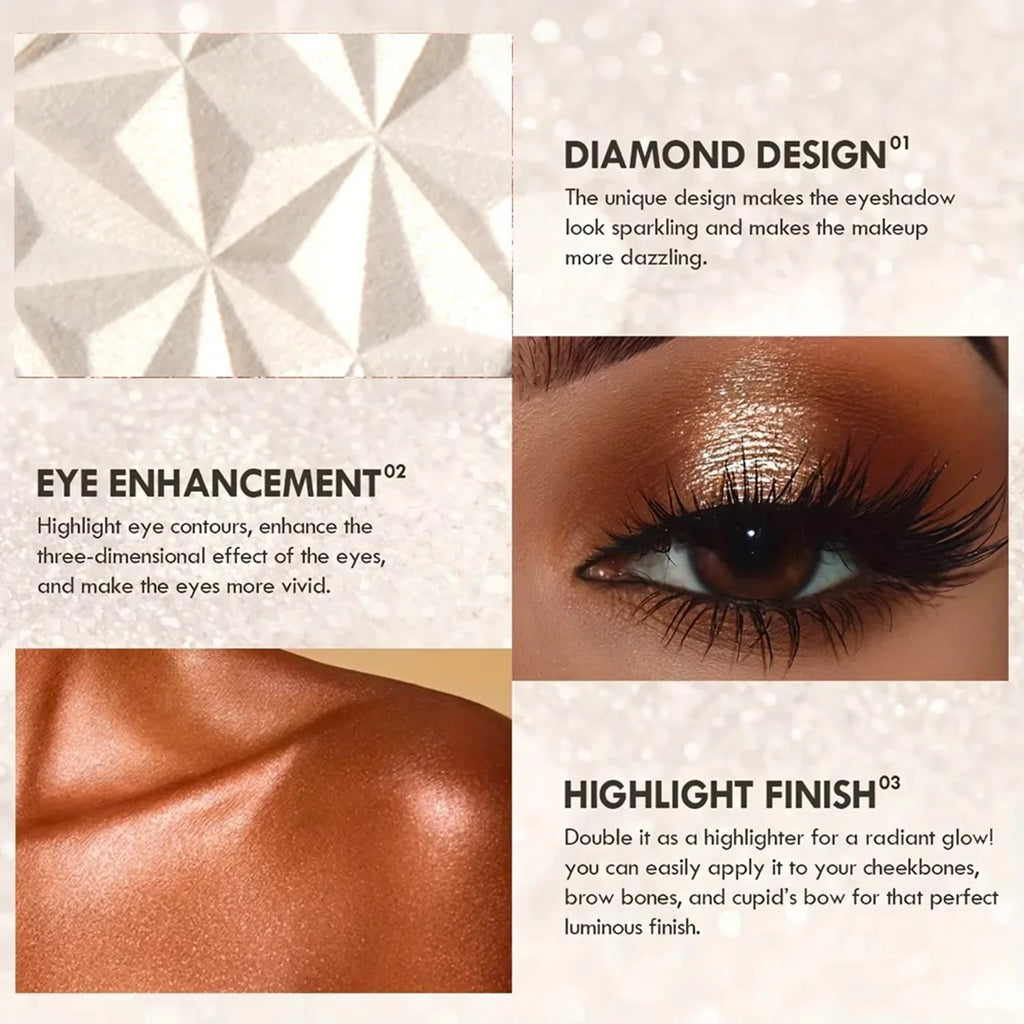 Tidesmit Shimmer Glow Highlighter 2-color face makeup palette showing shade swatch for radiant contouring