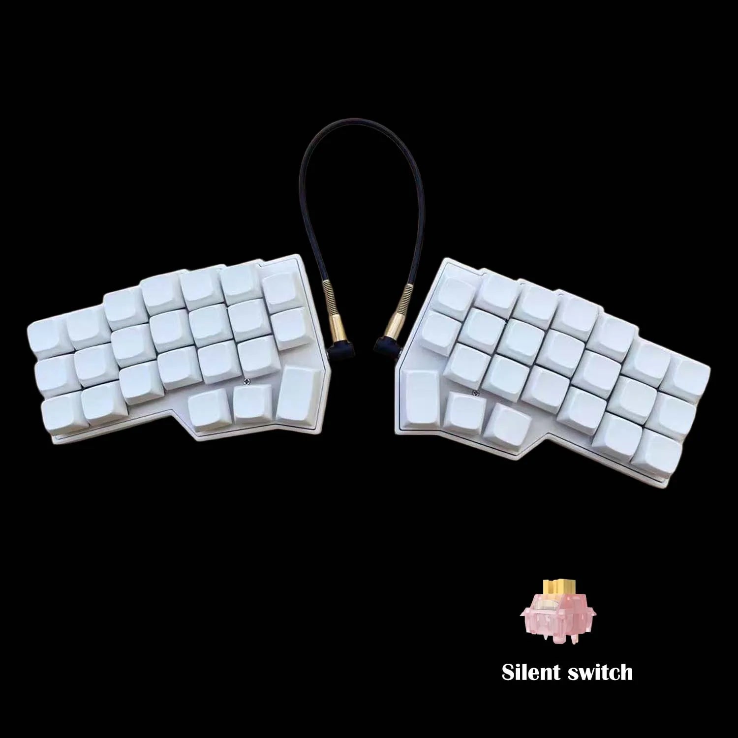 Corne V4.1 Split Ergonomics Hot-swappable MX Mechanical Keyboard Wired South RGB VIAL fully rogrammable