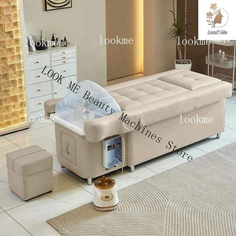 Electric Salon Massage Bed and Shampoo Chair – Ergonomic Spa Unit Massage Chairs Tidesmit