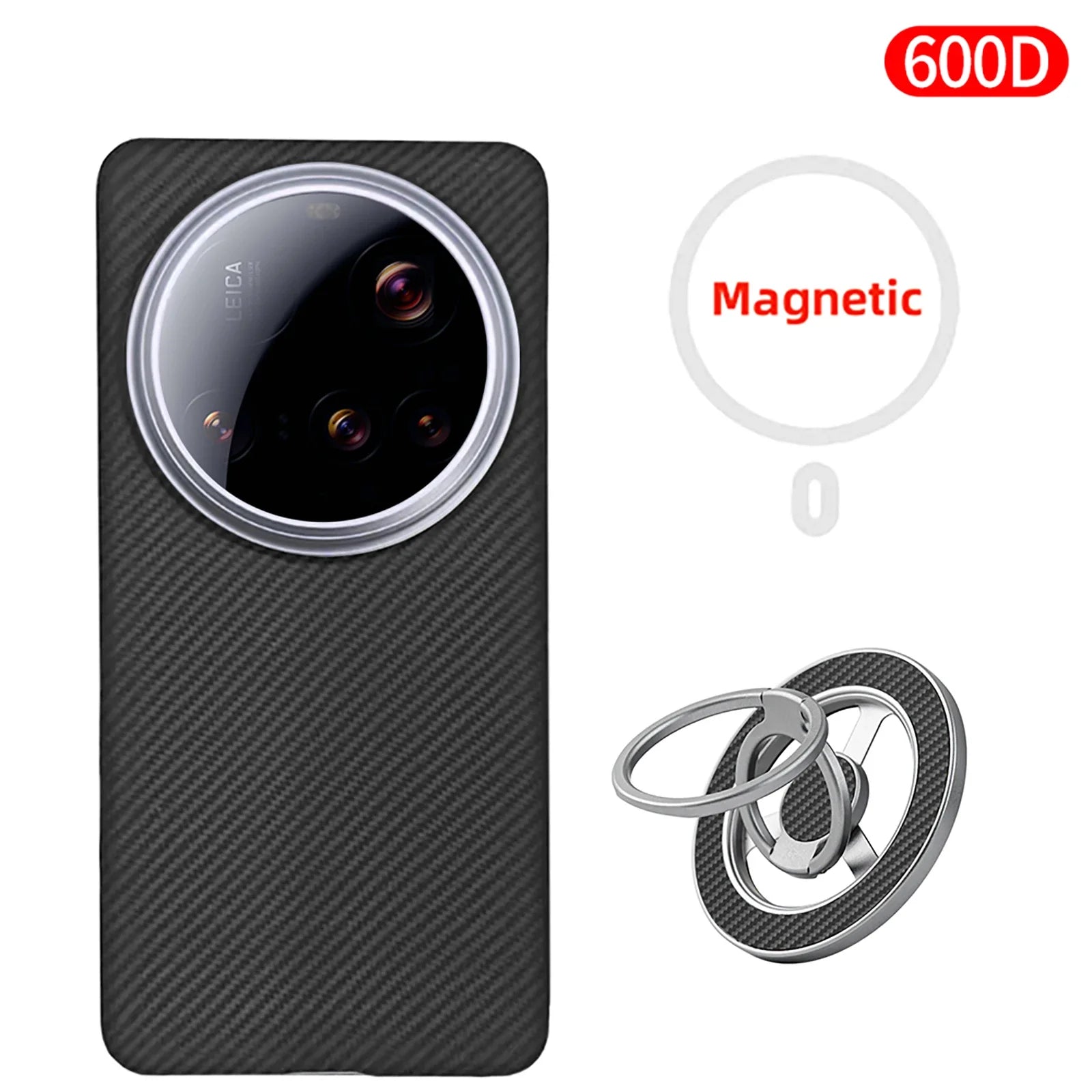 Xiaomi 15 Ultra Carbon Fiber Case | Slim MagSafe Aramid Protection Magnetic Grip 600D xiaomi 15 ultra Tidesmit