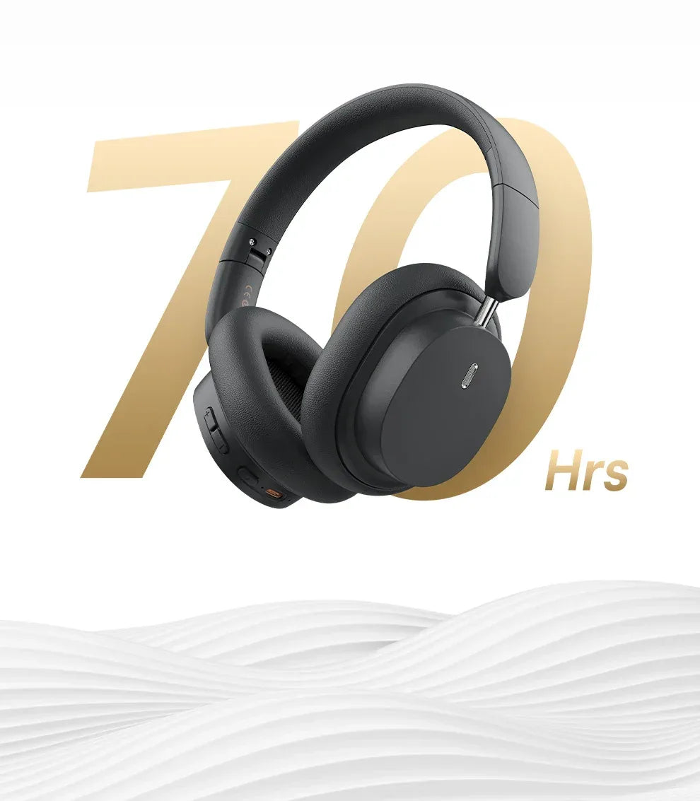 Tidesmit 70H Wireless Bluetooth Headphones Foldable Over-Ear Tidesmit