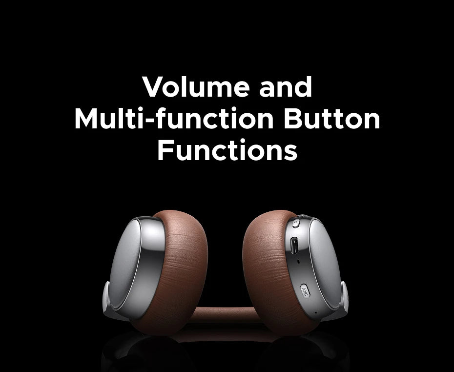 Wireless Headphones with Active Noise Cancellation | Cloud Foam Comfort Tidesmit