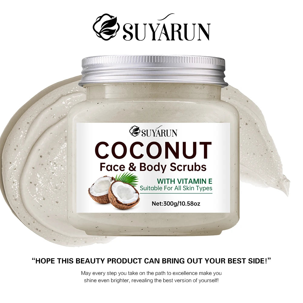 Coconut Sugar Body Scrub – Organic Exfoliating Spa Care (300g) Scrubs Treatments Tidesmit