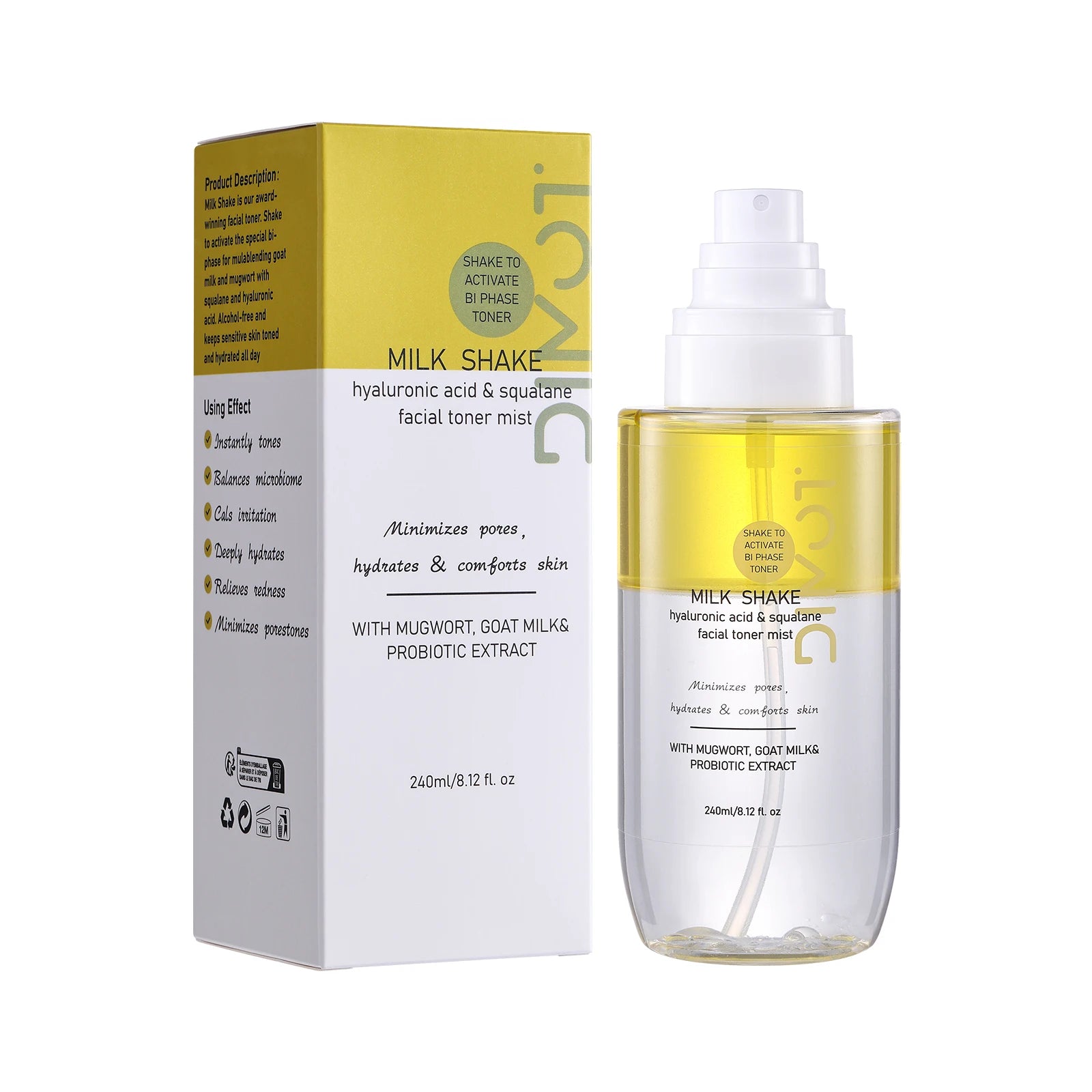 Glycolic Acid 7% Percent Toning Solution Face Exfoliant Acne And Dark Spots Brightens Skin Niacinamide Gentle Facial Care