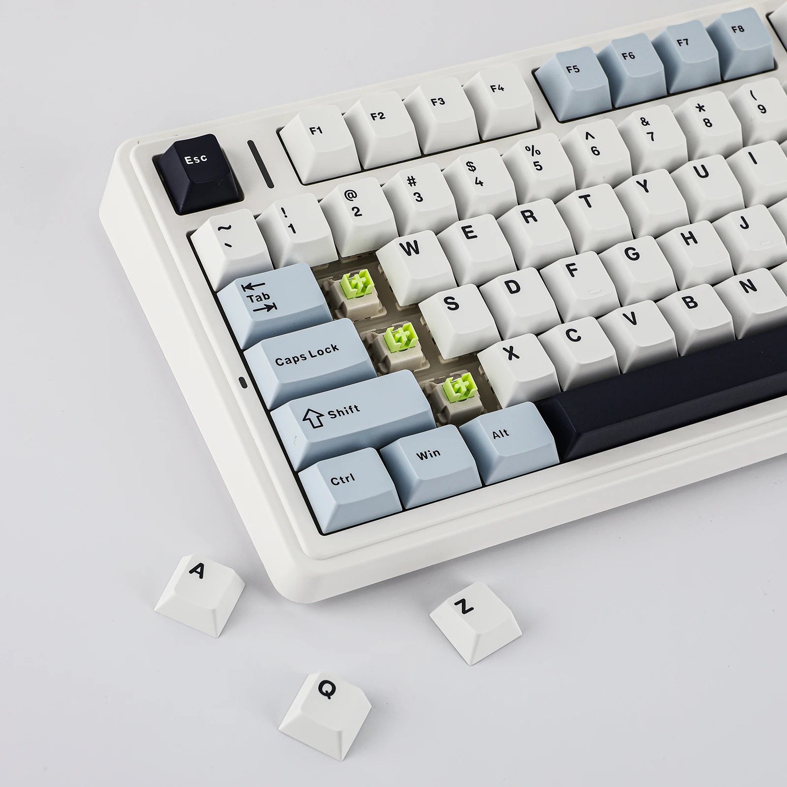 EPOMAKER x AULA F75 75% ANSI Hot-Swap Gasket Bluetooth 5.0/2.4G Wireless/Wired Mechanical Keyboard PBT Keycaps for Mac/Win