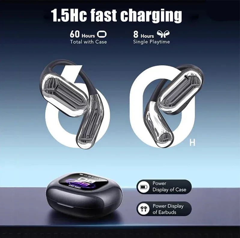 AI Translating Earbuds: 144-Language Real-Time Wireless Headphones - Black Tidesmit