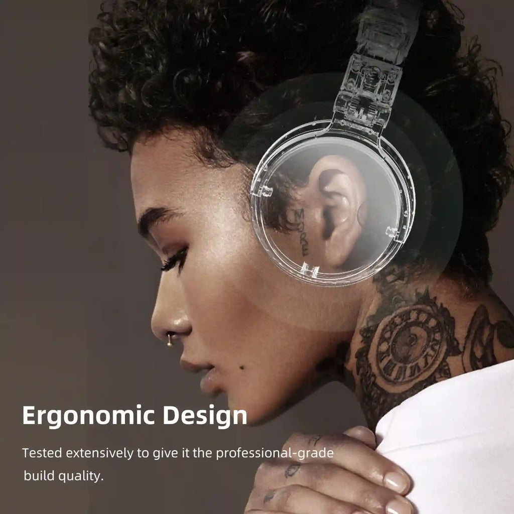 Tidesmit Wired Studio Headphones - Over-Ear Monitor with Mic Tidesmit