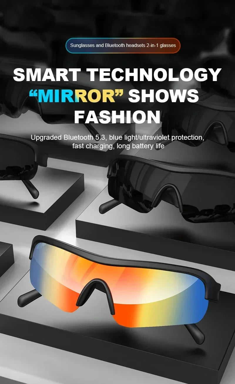 Bluetooth Smart Glasses with Spatial Audio & UV Protection | Tidesmit Tidesmit
