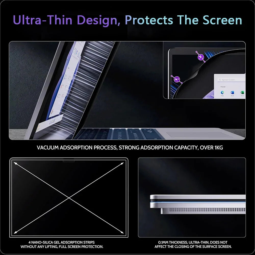 Macbook Privacy Screen Protector | Anti-Glare Filter for M4 Air Tidesmit