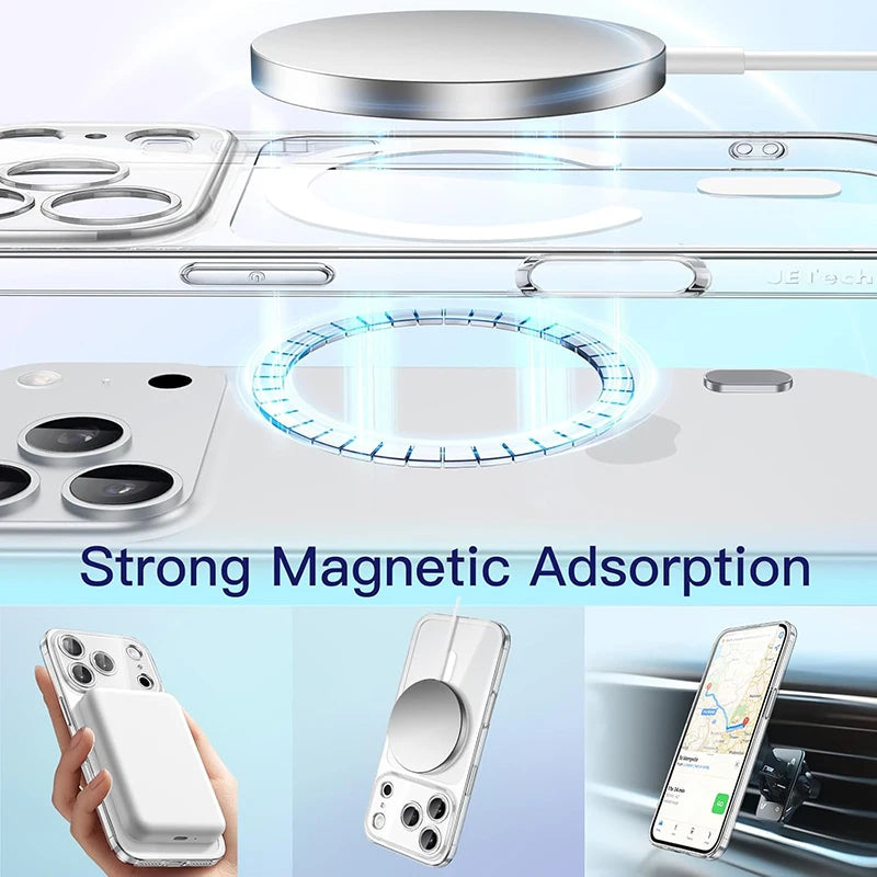 MagSafe Shock-Absorbing Phone Case for iPhone 17 Pro Max Tidesmit
