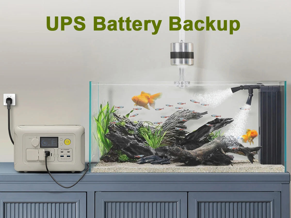 Portable Power Station 299Wh 600W LiFePO4 Battery for Travel Tidesmit