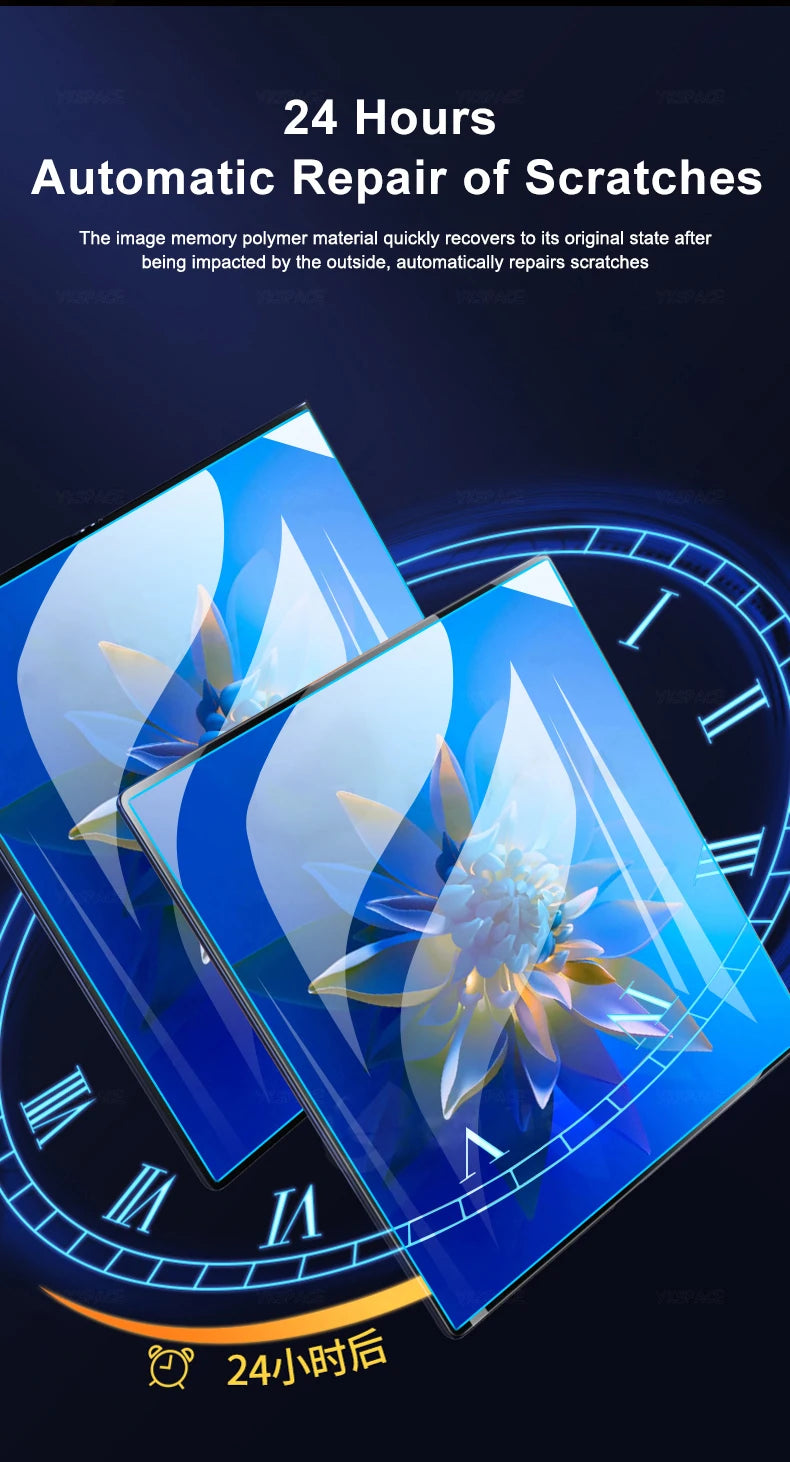 inner Front Back Clear HD Soft Hydrogel Protective Film For Huawei Mate Frosted Screen Protector AE Tidesmit