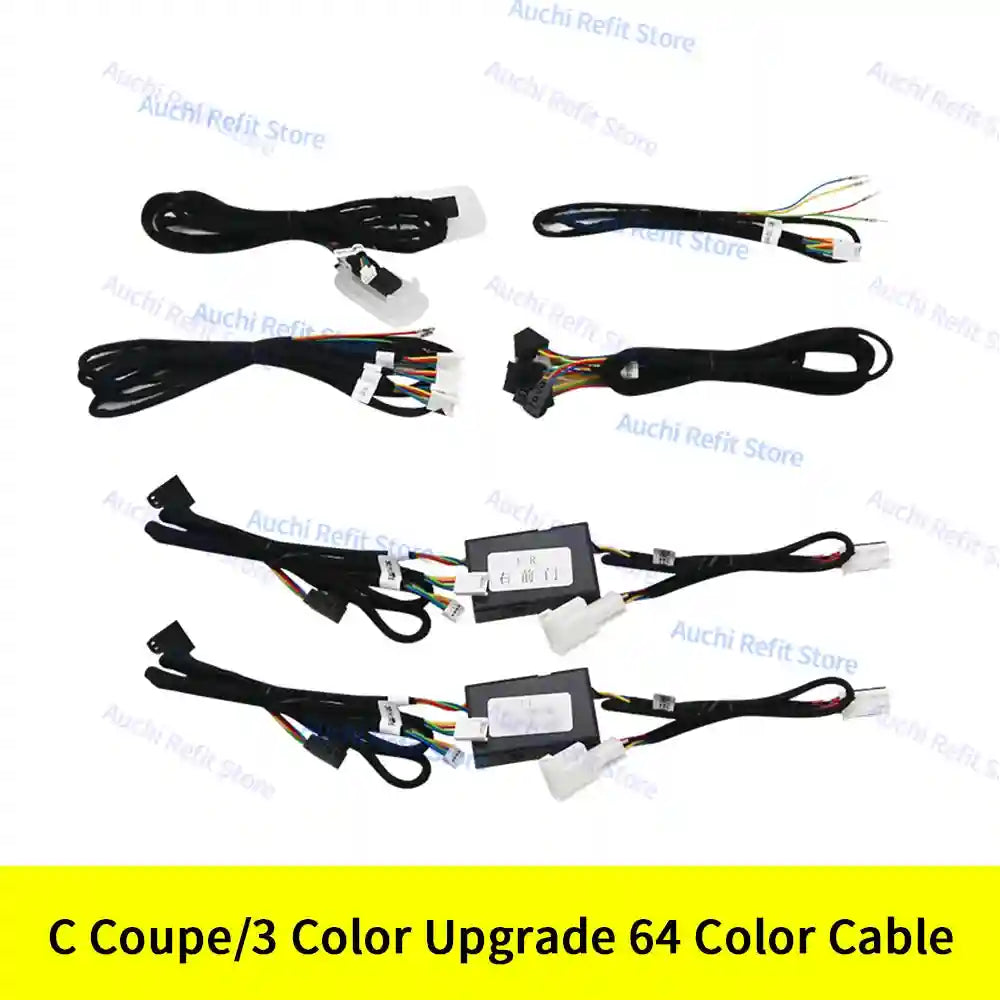 Mercedes-Benz W205 Ambient LED Vents - 64-Color Lighting Kit Coupe 3 to 64 colors Tidesmit