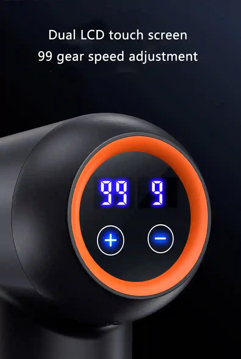Percussive Therapy Massage Gun - 99 Speed Deep Tissue Pain Relief Fascia Gun Tidesmit