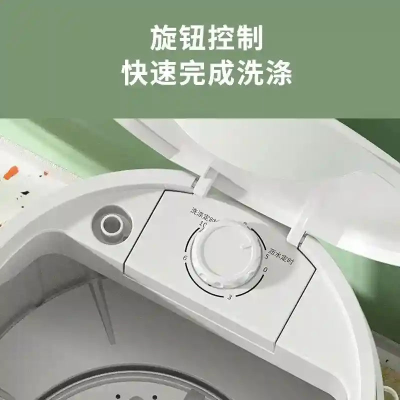 Tidesmit semi-automatic portable washing machine for children clothes and socks with integrated drainage system