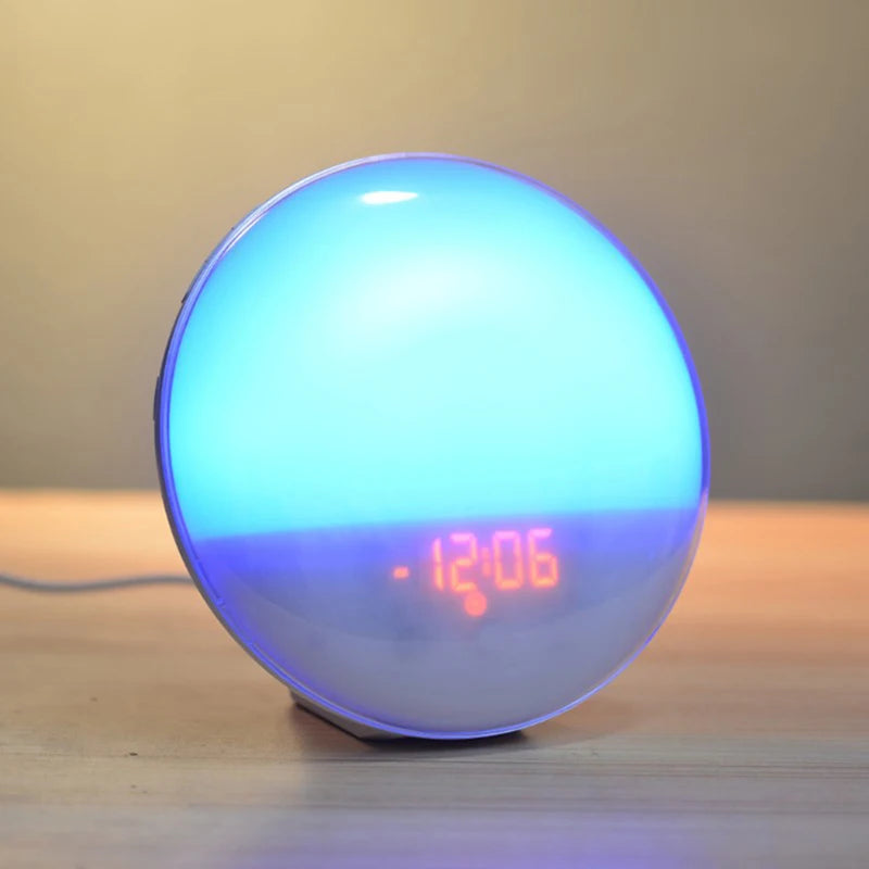 Wake Up Light Alarm Clock with Sunrise Simulation & FM Radio Tidesmit