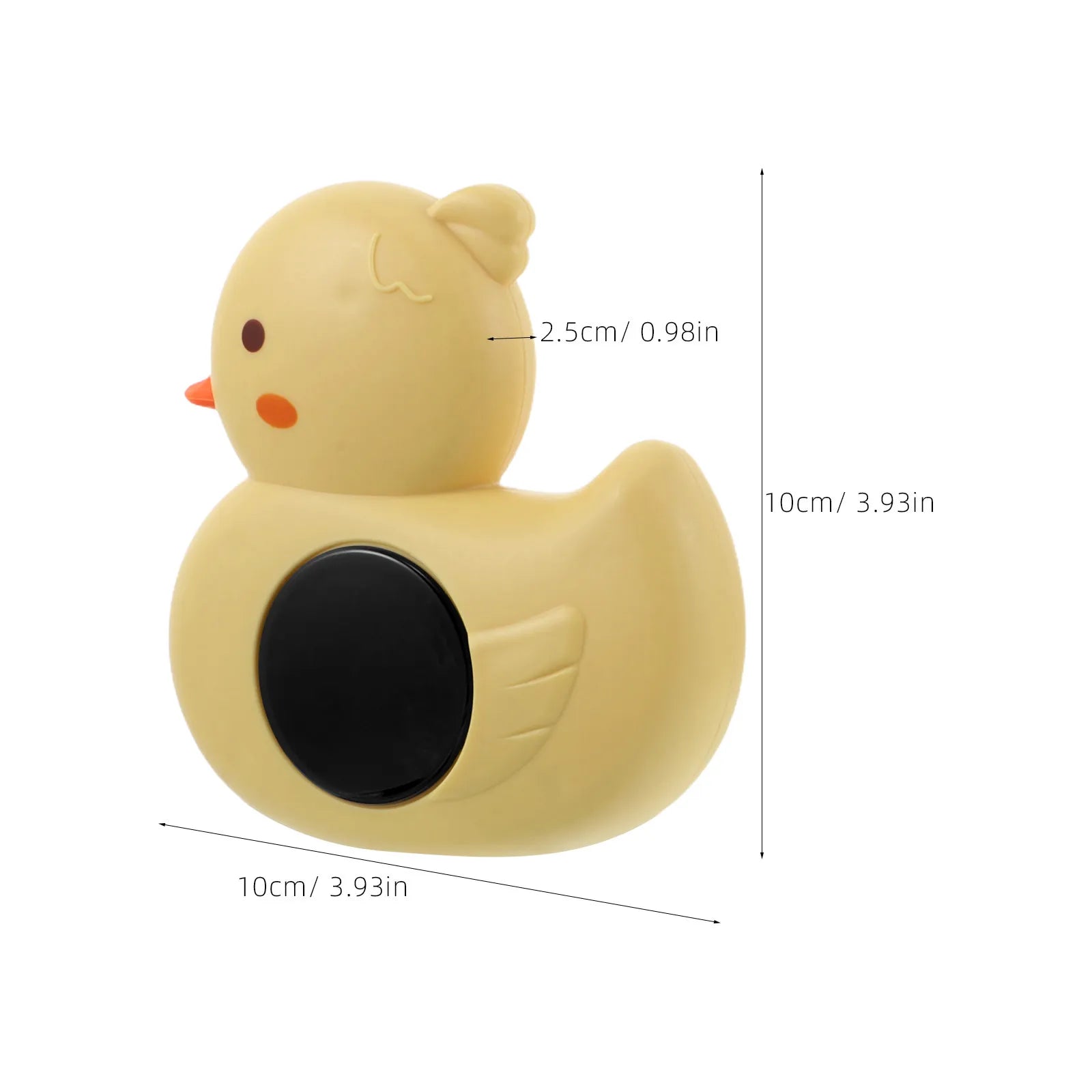 2Pcs Infant Bath Thermometer Cute Yellow Pink Fast Response Water Temperature Monitor for Babies Accurate Portable
