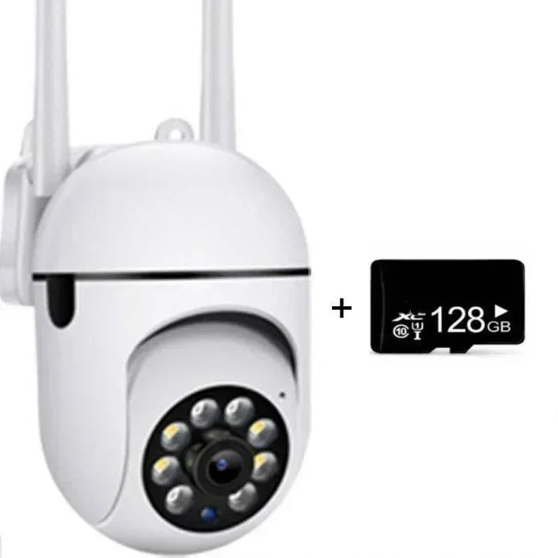 V380 pro WiFi IP Camera 4X Zoom Indoor Surveillance Camera Color Night Vision Human Detection Security CCTV Camera Baby monitor